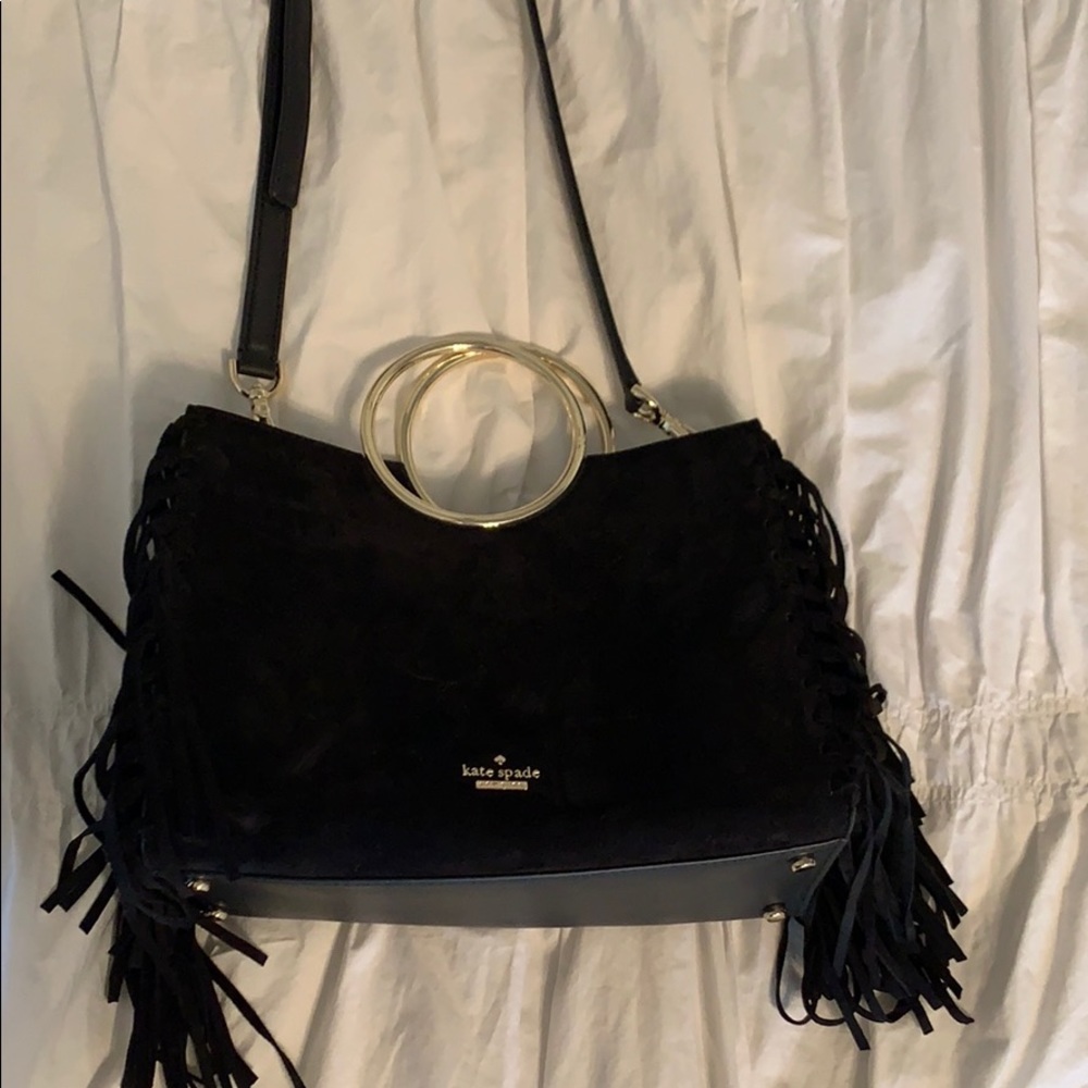 Kate space suede crossbody bag